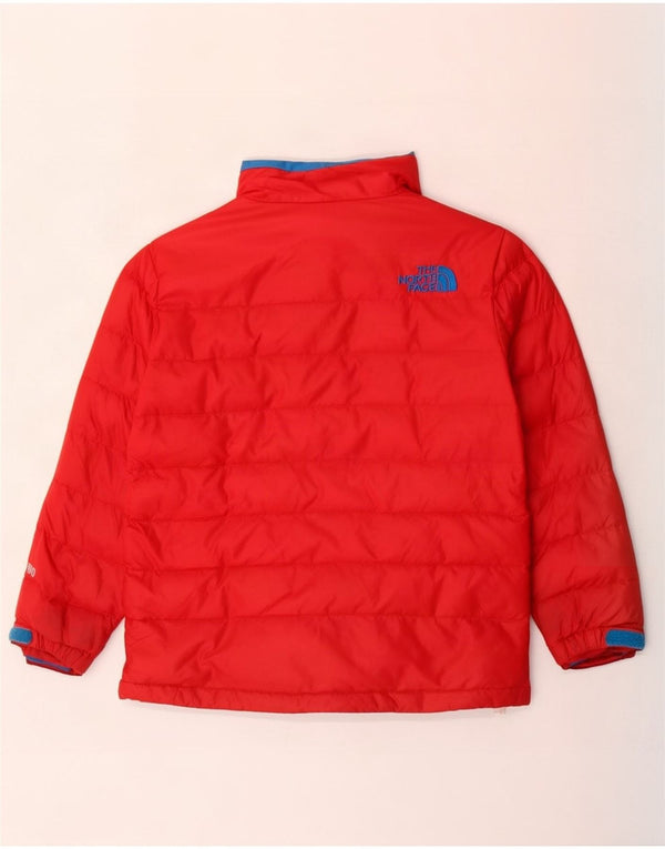 Стеганая куртка The North Face для мальчиков 7-8 лет, маленькая красная