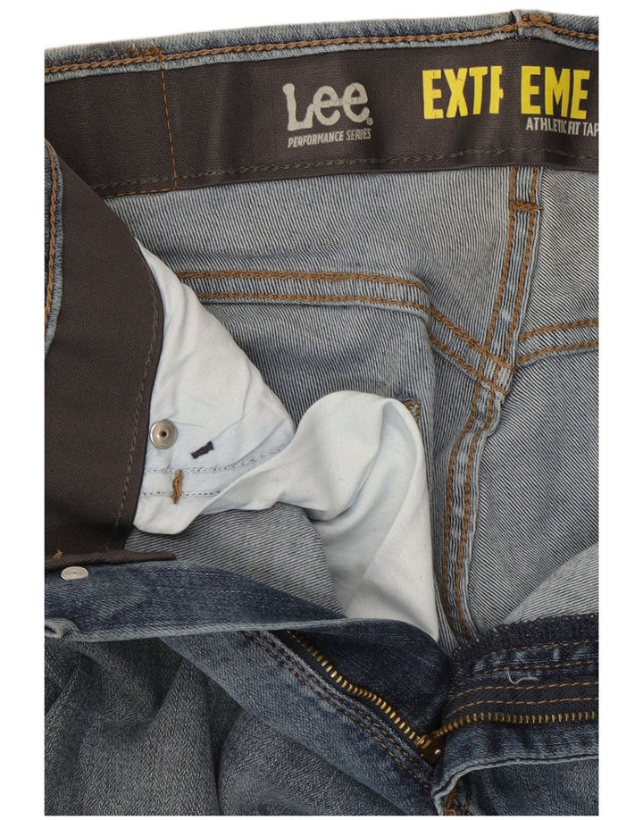 Женские прямые джинсы Lee Extreme Motion W30 L28, синий хлопок
