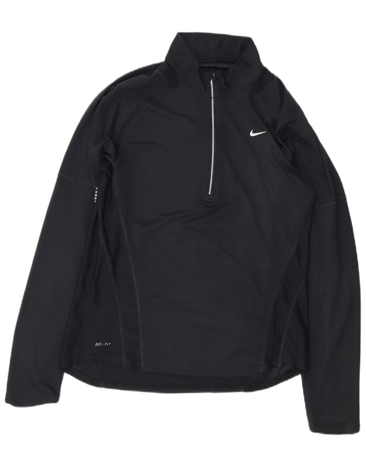 Мужской пуловер-спортивный костюм Nike Dri Fit UK 38/40, средний, темно-синий
