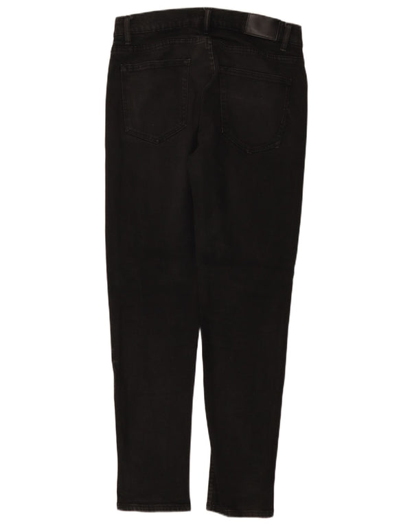 Мужские узкие джинсы Zara EU 42, большие W32 L31, черный хлопок