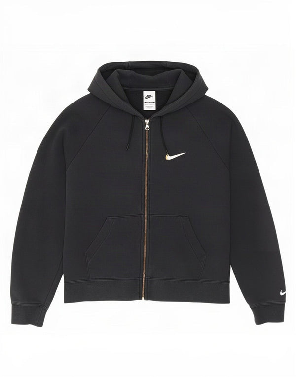 Женский свитер свободного кроя с капюшоном на молнии Nike UK 6 XS, черный