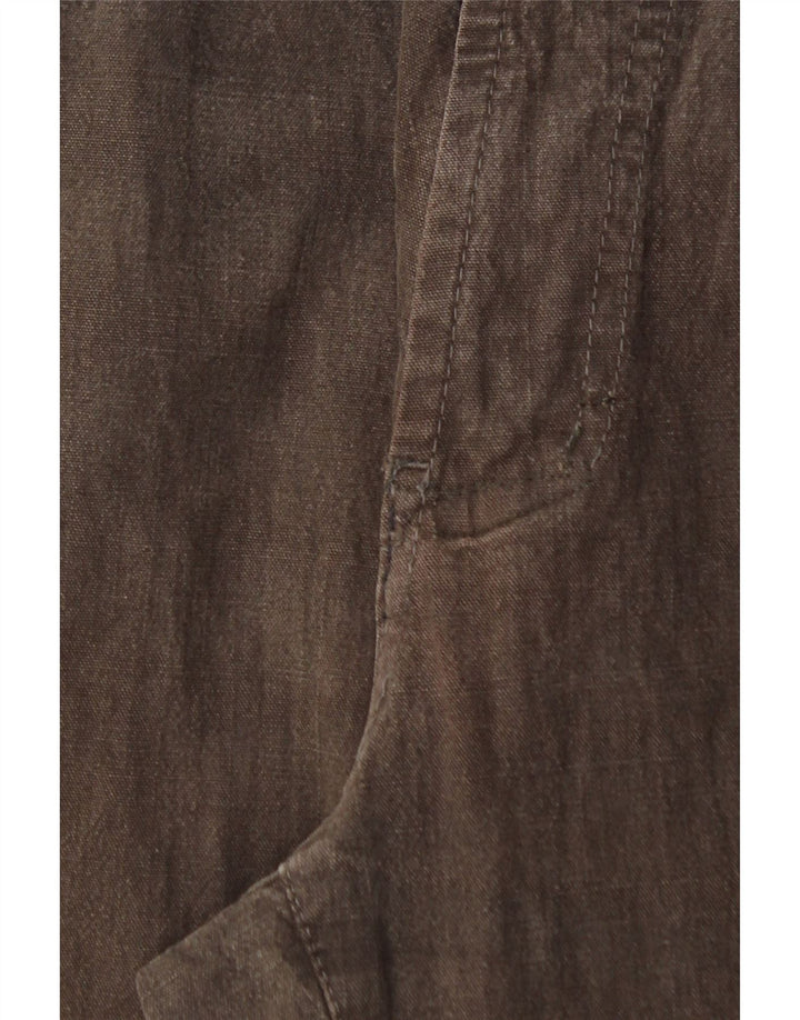 TRUSSARDI Мужские прямые повседневные брюки IT 50 Large W34 L29 Коричневые