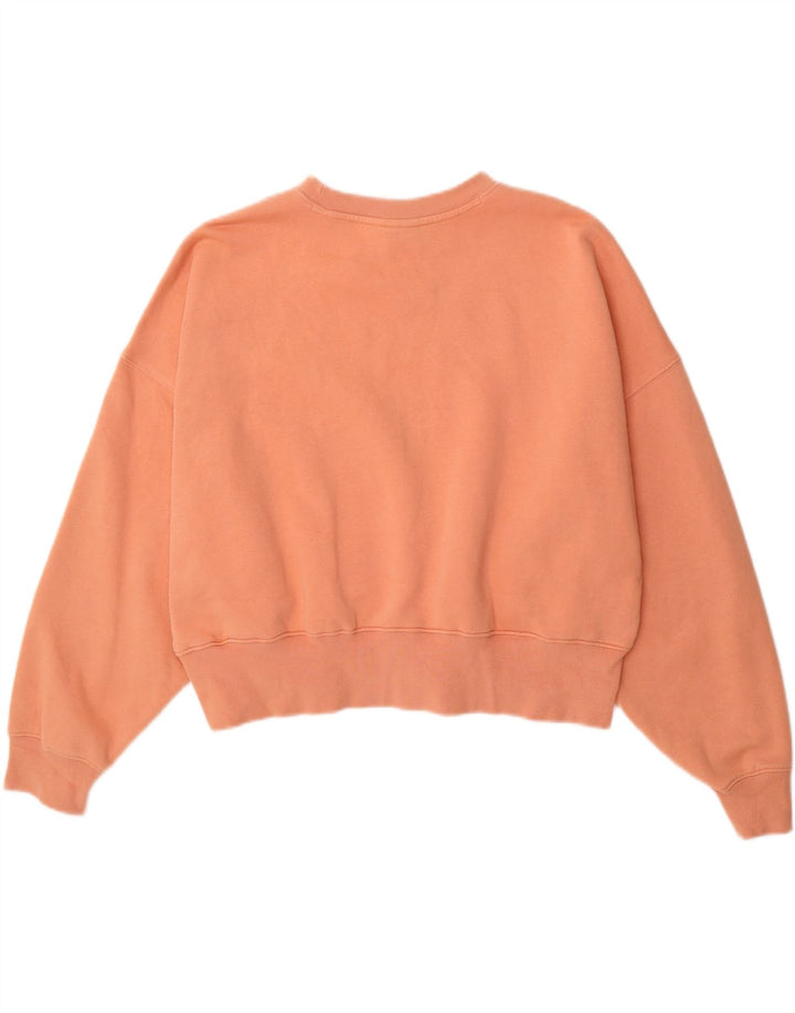 ADIDAS Womens Oversized Sweatshirt Jumper UK 8 Small  Pink Cotton Vintage Adidas and Second-Hand Adidas from Messina Hembry 