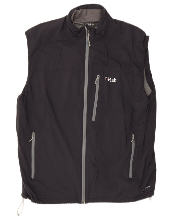 Мужской спортивный костюм без рукавов Rab, верхняя куртка XL, темно-синий, полиамид