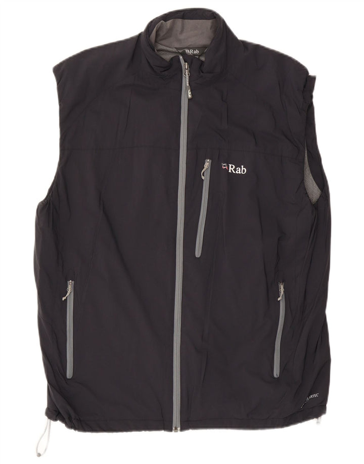 Мужской спортивный костюм без рукавов Rab, верхняя куртка XL, темно-синий, полиамид