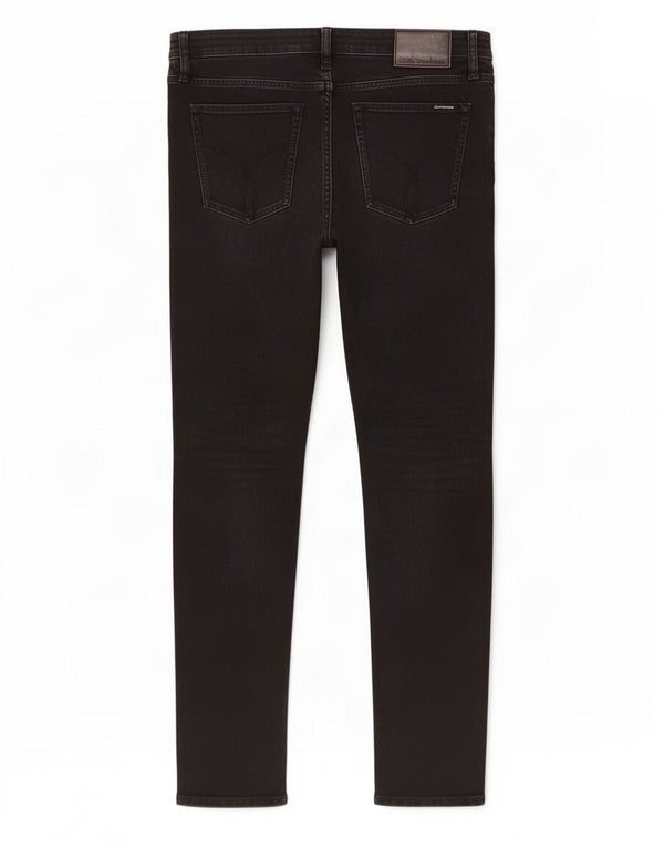 Calvin Klein Mens Skinny Jeans W34 L32 Black Cotton