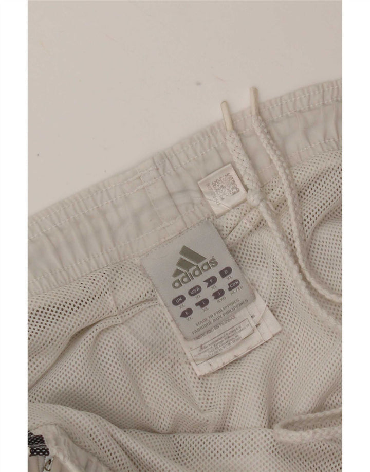 Мужские спортивные шорты-бермуды Adidas XL, белый полиэстер