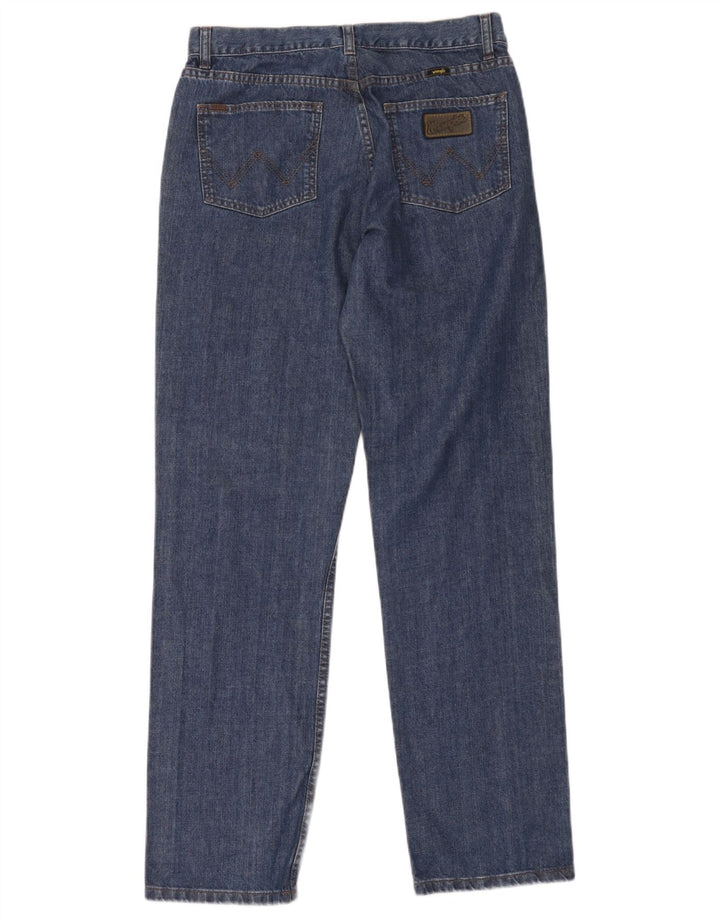Мужские прямые джинсы Wrangler W34 L33, синий хлопок