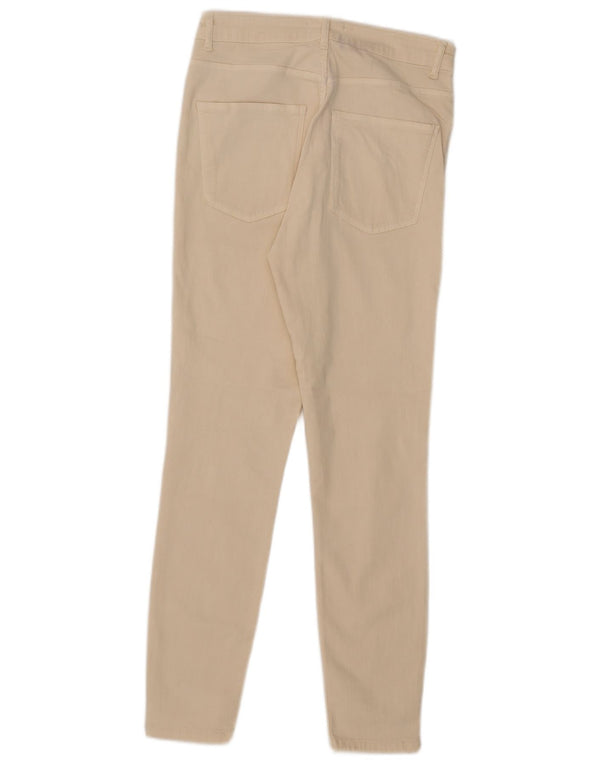 Женские джинсы скинни Zara EU 42, большие W32 L27, бежевые