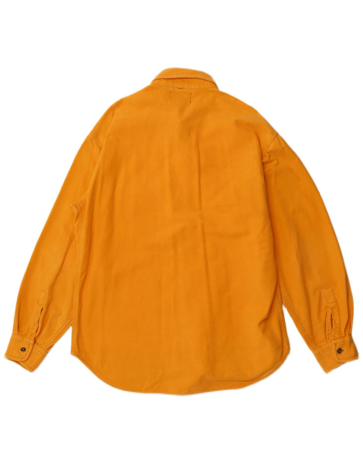 Рубашка мужская фланелевая REPLAY XL желтая