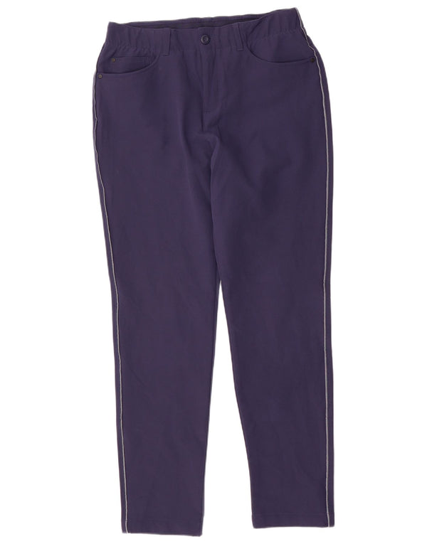 Женские узкие повседневные брюки Under Armour, США 8, средние W32 L31, темно-синие