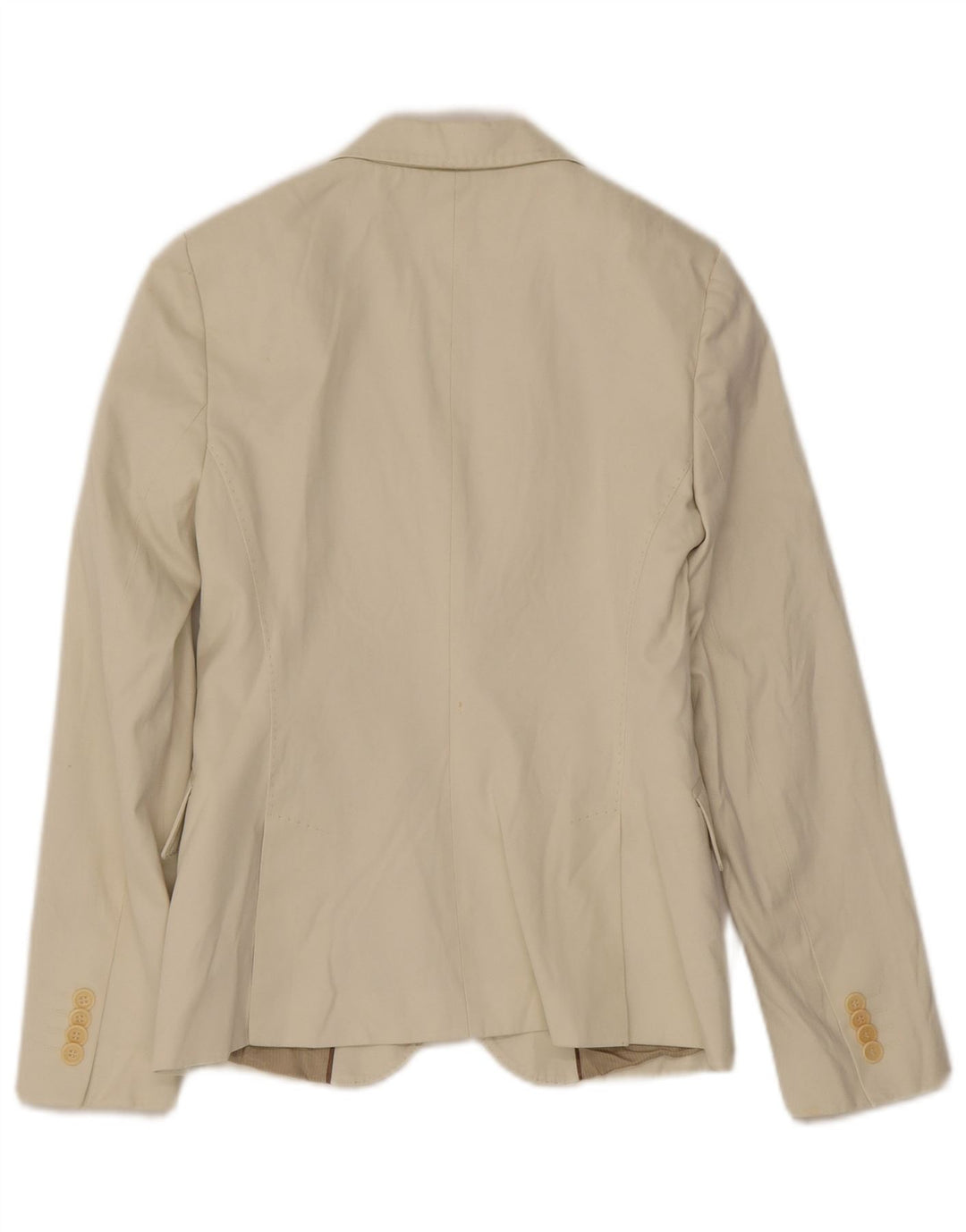 Мужской пиджак Massimo Dutti на 2 пуговицах, цвет ЕС 38, маленький, белый, хлопок