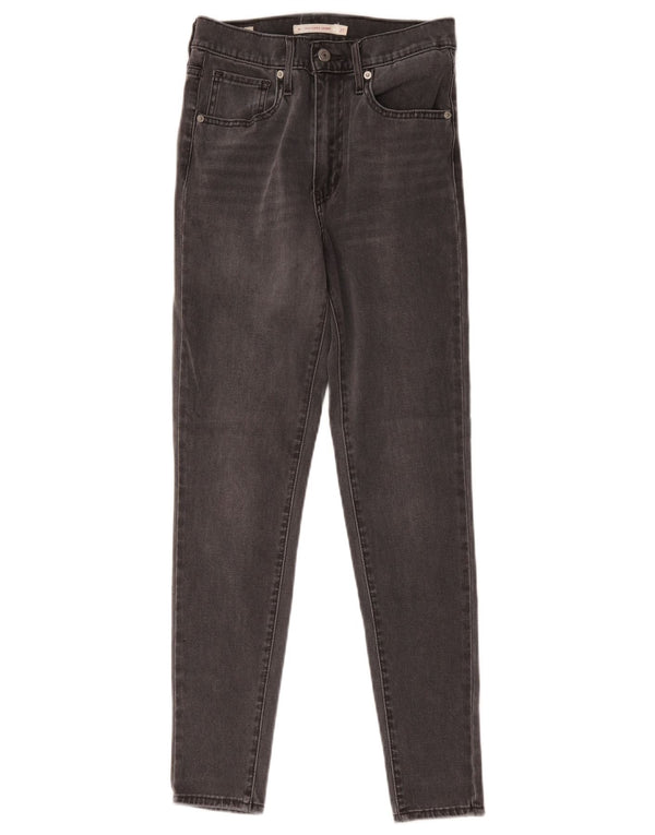 Женские джинсы суперскинни Levi's Mile High W27 L27, серый хлопок