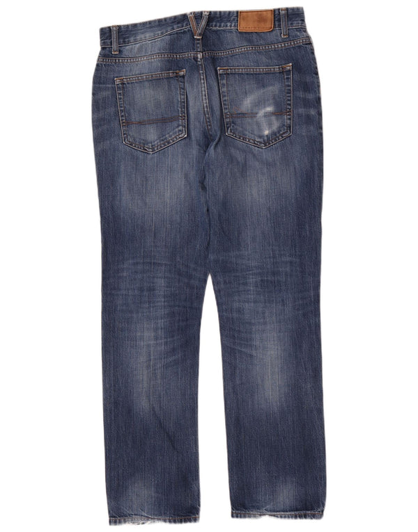 Мужские прямые джинсы Tommy Hilfiger W33 L32 синие, хлопок