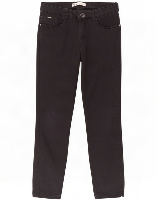Zara Женские узкие джинсы EU 38 Small W28 L24 Черный