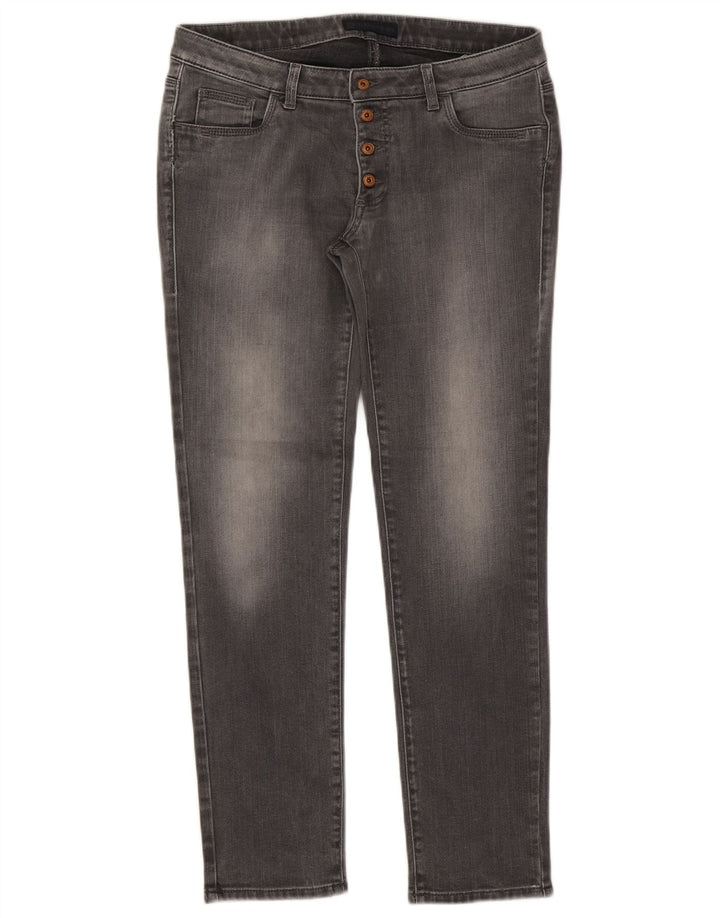 TRUSSARDI Женские узкие джинсы W28 L28 Серые хлопковые