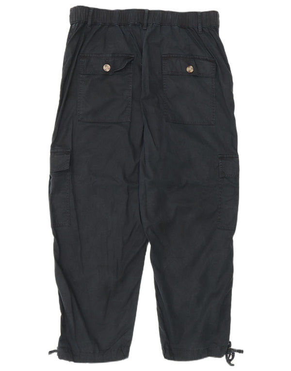 Женские укороченные брюки карго Marks & Spencer UK 12 Medium W30 L23 черные
