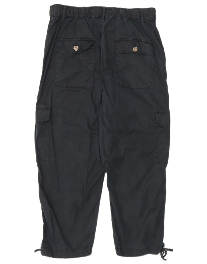 Женские укороченные брюки карго Marks & Spencer UK 12 Medium W30 L23 черные