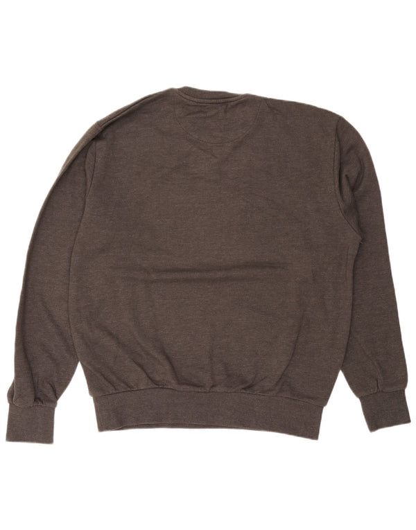 ELLESSE Мужской свитшот с рисунком, джемпер XL, серый хлопок