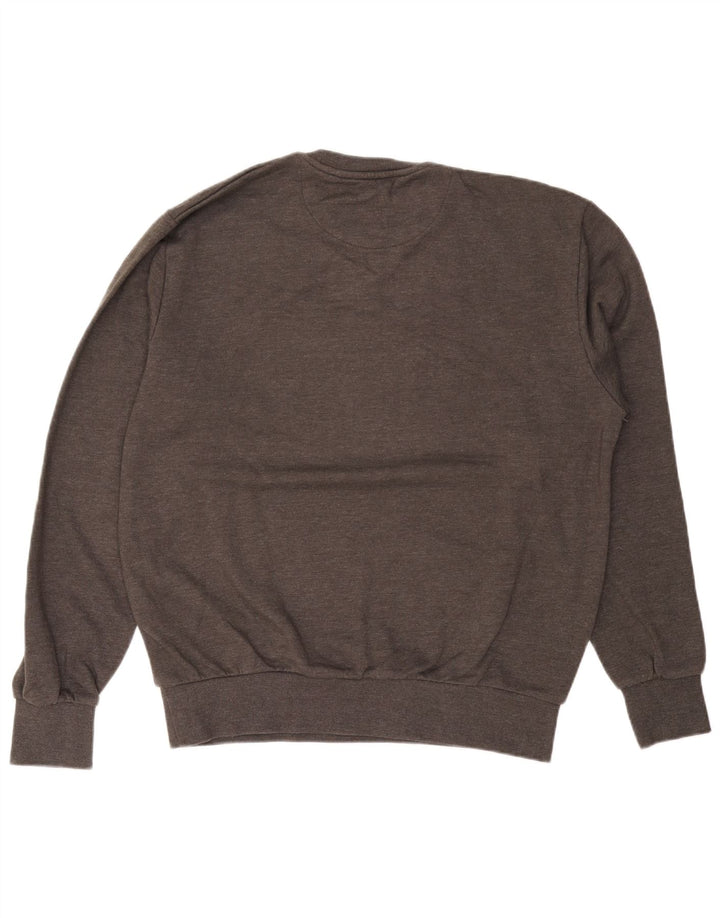 ELLESSE Мужской свитшот с рисунком, джемпер XL, серый хлопок