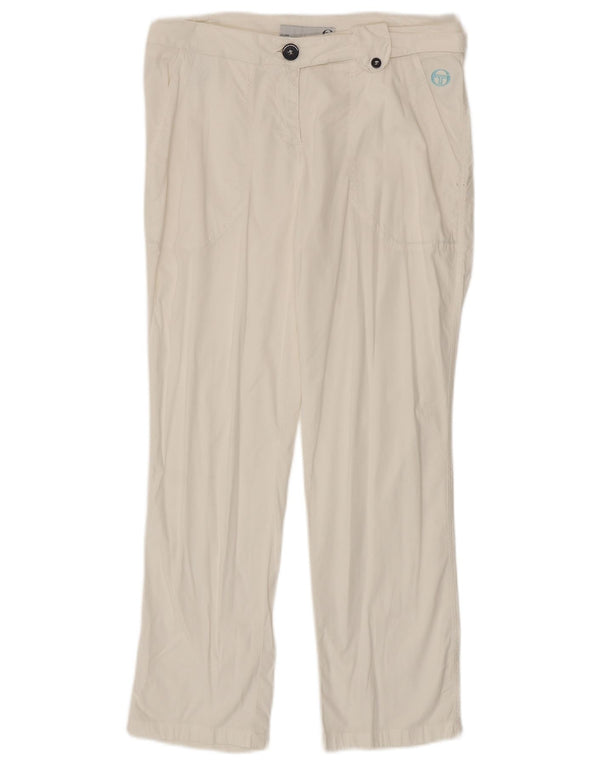Женские прямые брюки чинос Sergio Tacchini IT 44 Medium W30 L27 Белые
