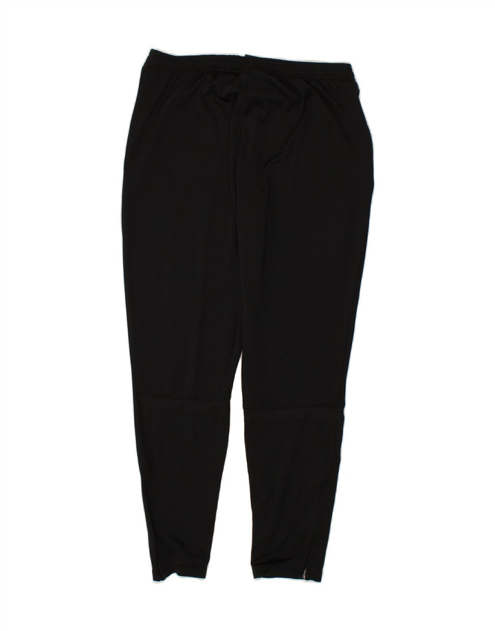NIKE Womens Dri Fit Graphic Tracksuit Trousers UK 16 Large Black Polyester Vintage Nike and Second-Hand Nike from Messina Hembry 