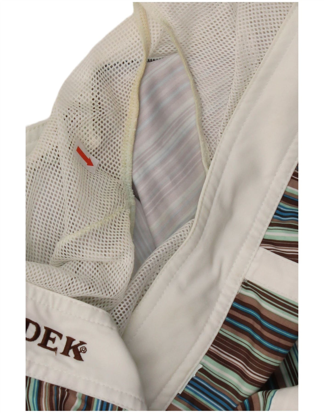 Мужские шорты для плавания SUNDEK, полиэстер, средние разноцветные полоски