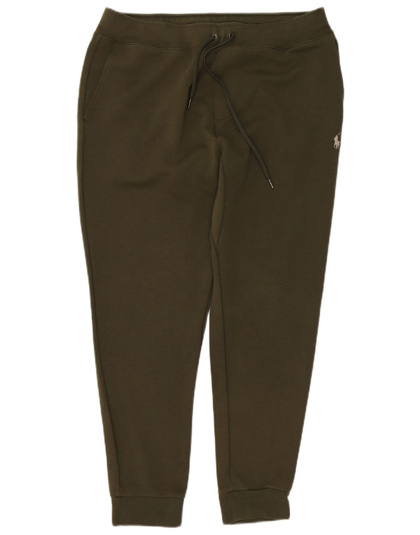 Polo Ralph Lauren Mens Tracksuit Trousers Joggers Large Green Polyester