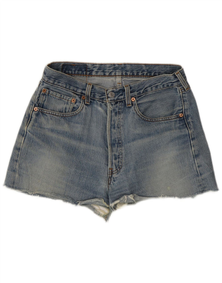Женские джинсовые шорты Levi's 501 с высокой талией W31, средний синий