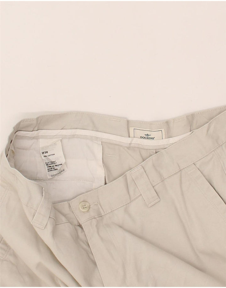 DOCKERS Mens Cargo Shorts W36 Large White Cotton Vintage Dockers and Second-Hand Dockers from Messina Hembry 