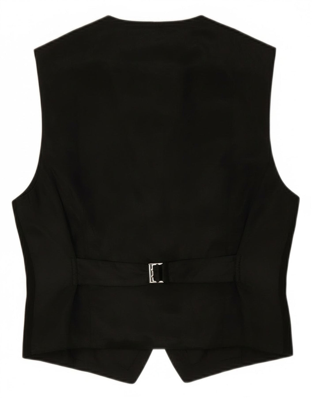 Винтажный женский жилет UK 16, маленький черный шерстяной