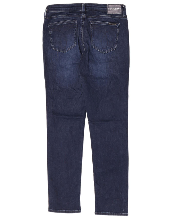 Женские узкие джинсы Calvin Klein W31 L30, синий хлопок