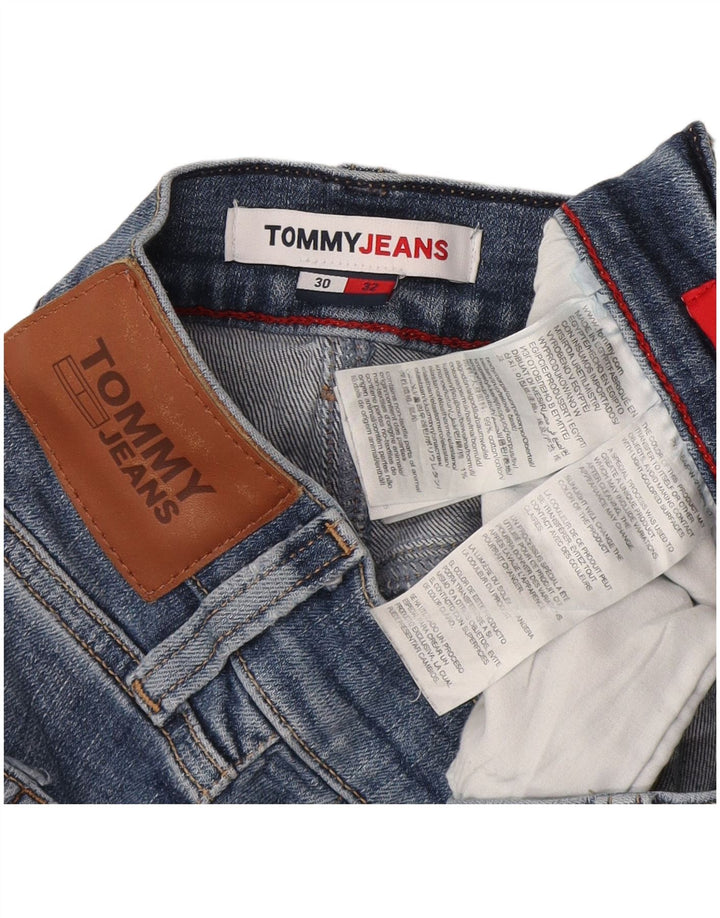 Женские узкие джинсы Tommy Hilfiger W30 L32 Синие, хлопок