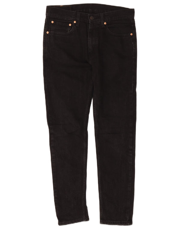 Мужские зауженные джинсы Levi's 515 W32 L32, черный хлопок