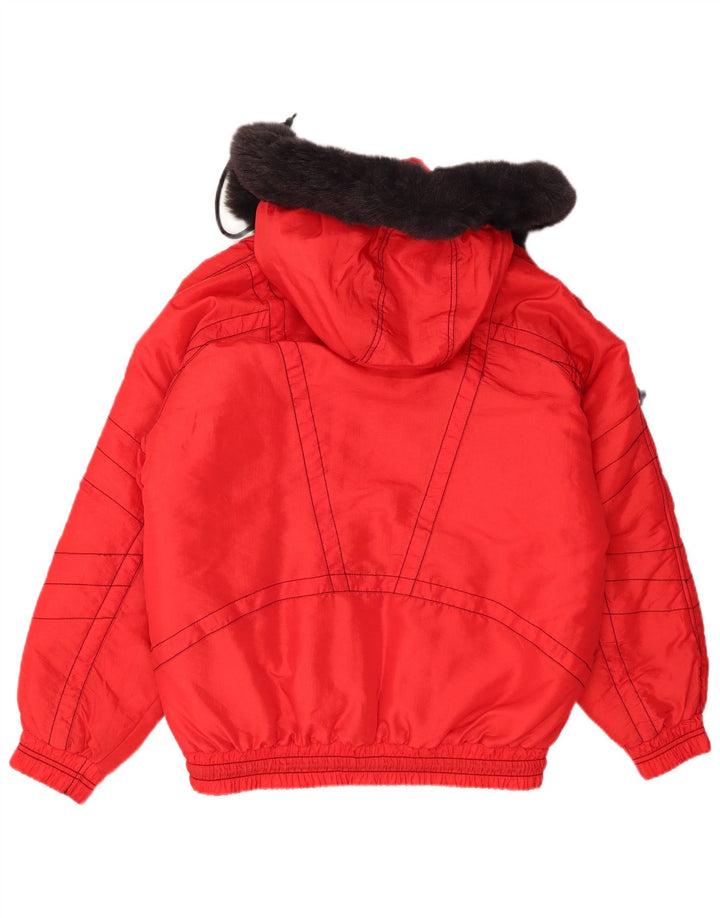 Женская утепленная куртка оверсайз с капюшоном C & A EU 36, маленький красный полиамид