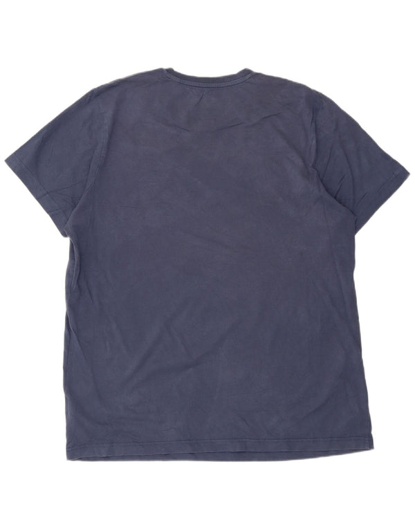 Мужская футболка с рисунком Adidas Top XL, синяя, хлопок