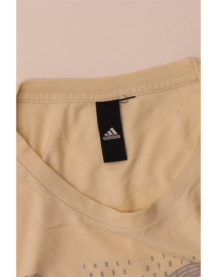 Мужская футболка с рисунком Adidas Top Medium Yellow