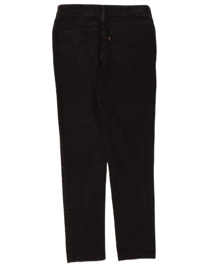 Женские джинсы скинни Levi's Bold Curve со средней посадкой, США 8, средние W28 L28, черные