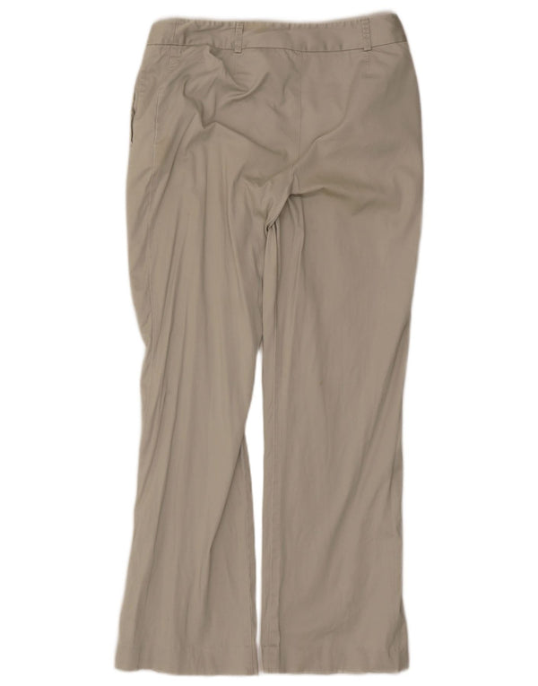 Женские прямые повседневные брюки Marks & Spencer UK 12 Medium W30 L30 Бежевые