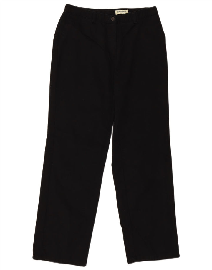 EDDIE BAUER Женские прямые брюки чинос EU 40 Medium W30 L30 Черные