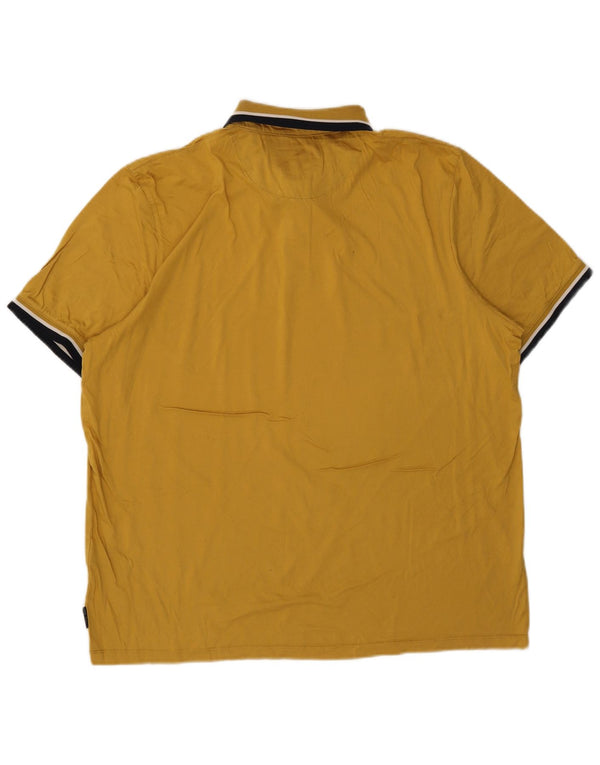 Мужская рубашка-поло Ted Baker, размер 7, 3XL, желтый хлопок