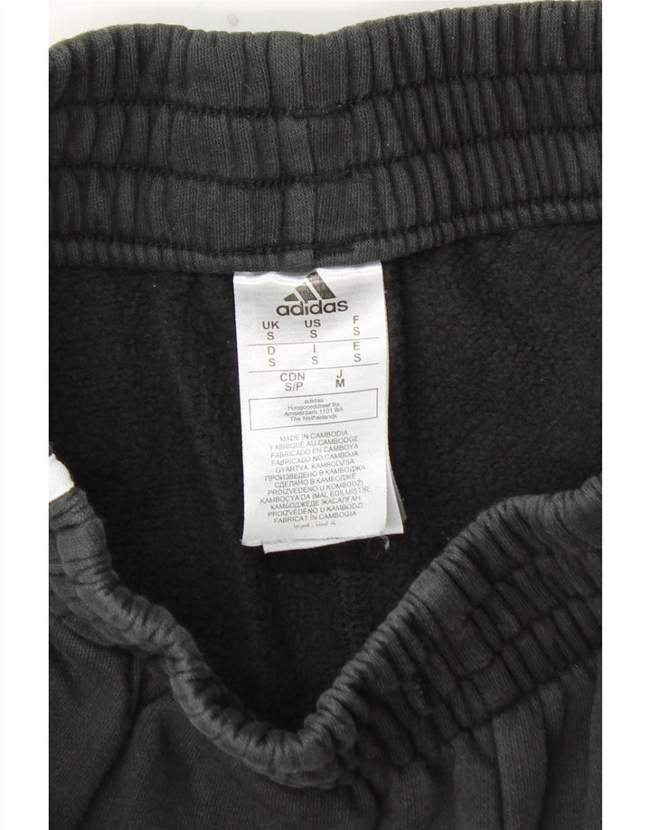 Мужские спортивные брюки ADIDAS, джоггеры, маленькие, черные, хлопковые