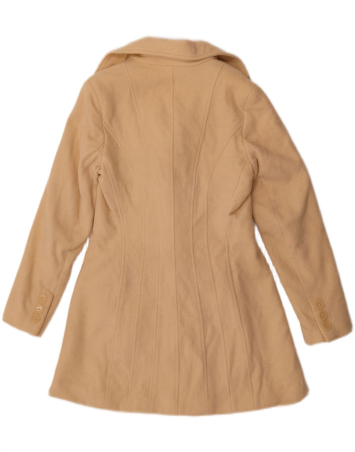 MARC NEW YORK Womens Double Breasted Coat UK 8 Small  Off White Wool Vintage Marc New York and Second-Hand Marc New York from Messina Hembry 