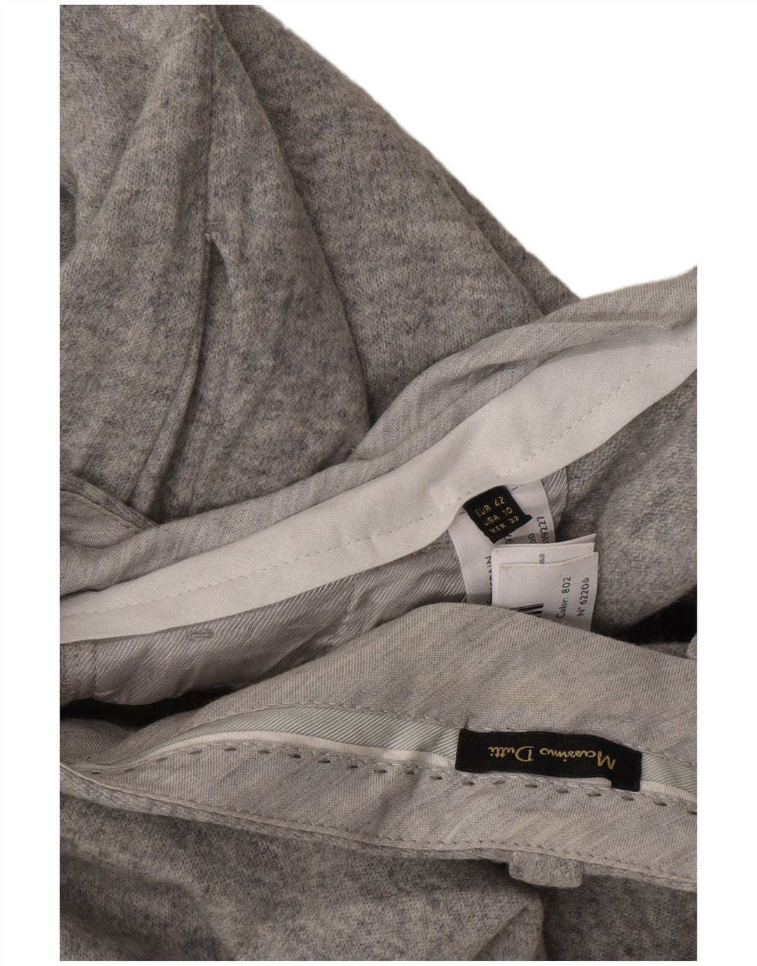 Женские укороченные брюки MASSIMO DUTTI EU 42, большие W32 L25, серые