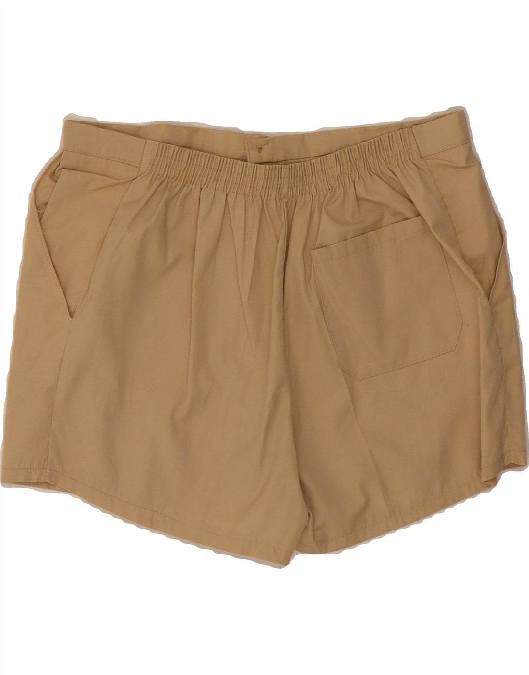 VINTAGE Womens Casual Shorts W32 Large Beige Vintage Vintage and Second-Hand Vintage from Messina Hembry 