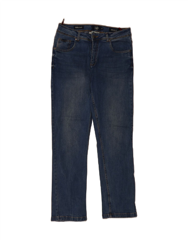 DACK'S Mens Regular Fit Slim Jeans IT 48 Medium W32 L30 Blue Vintage Dack's and Second-Hand Dack's from Messina Hembry 