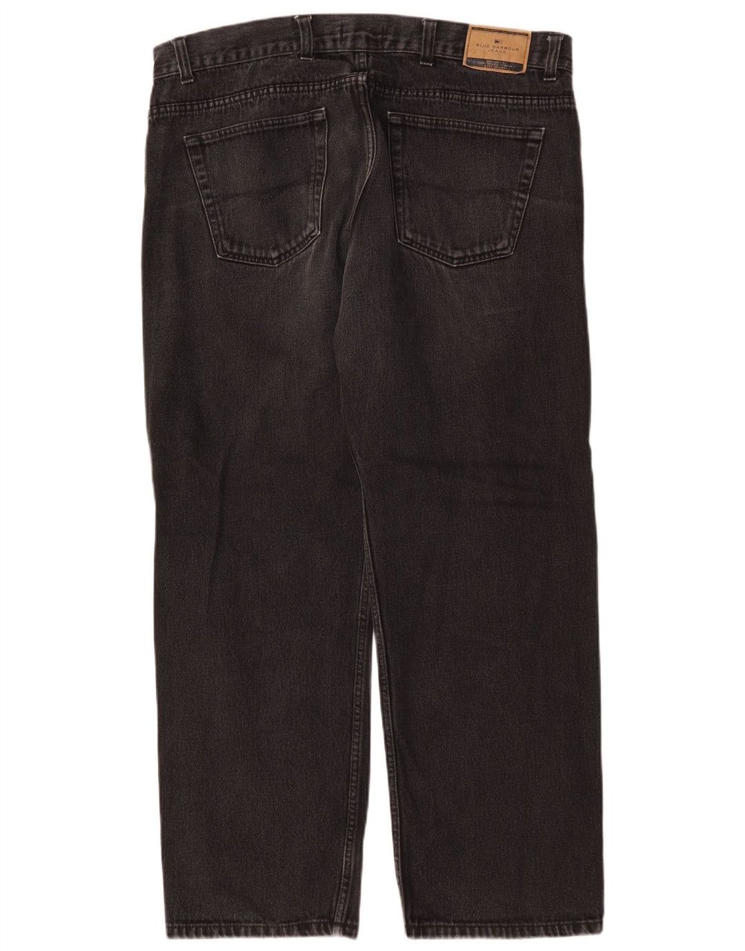 Мужские прямые джинсы Marks & Spencer Blue Harbour W40 L29, черный хлопок