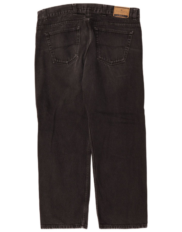 Мужские прямые джинсы Marks & Spencer Blue Harbour W40 L29, черный хлопок