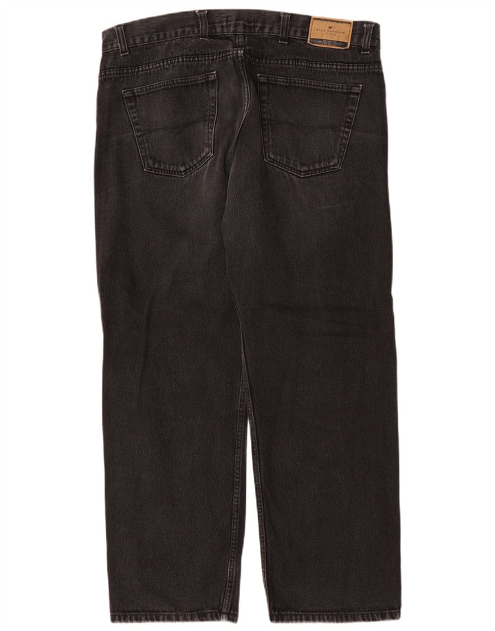 Мужские прямые джинсы Marks & Spencer Blue Harbour W40 L29, черный хлопок