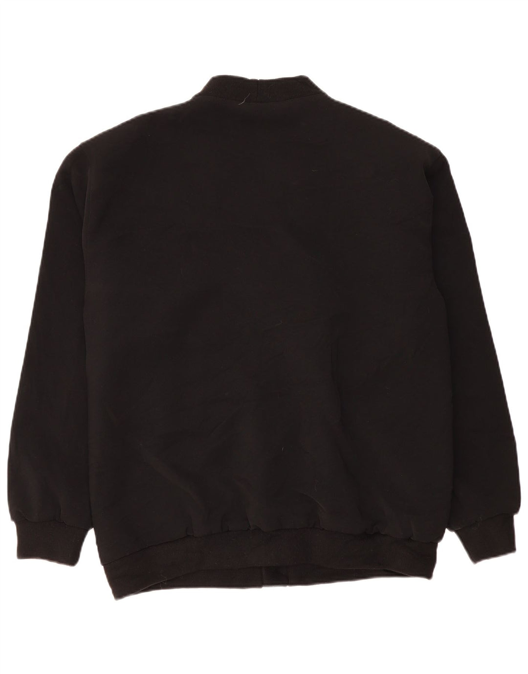 Мужской бомбер VINTAGE UK 42 XL, черный полиэстер с цветными блоками